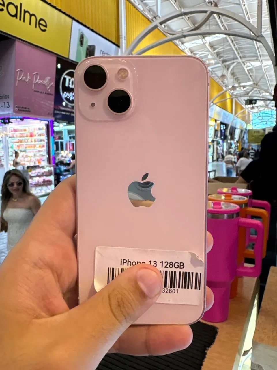 IPHONE 13 128GB ROSA SEMI NOVO