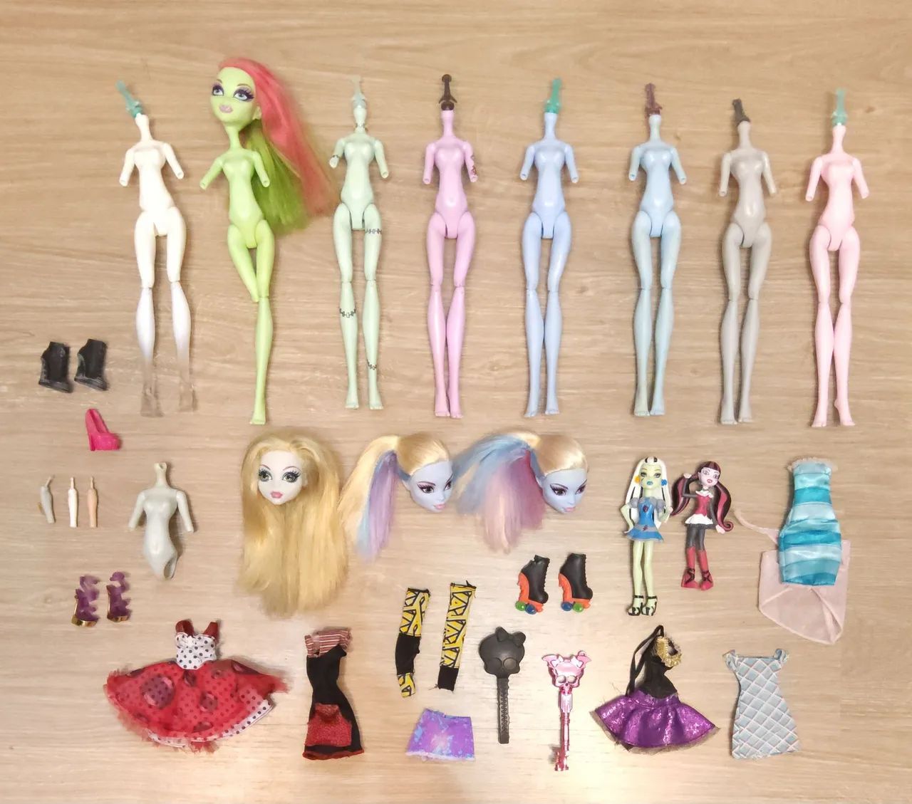 Lote de acessórios boneca Monster High (com avarias) Brinquedos