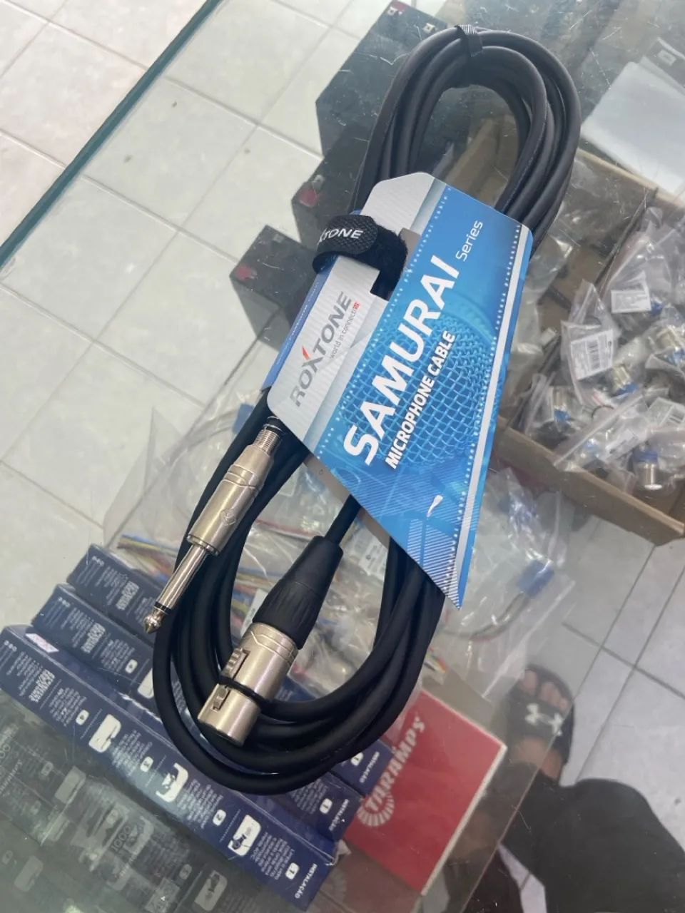 Cabo de Microfone Roxtone Samurai - 5 metros