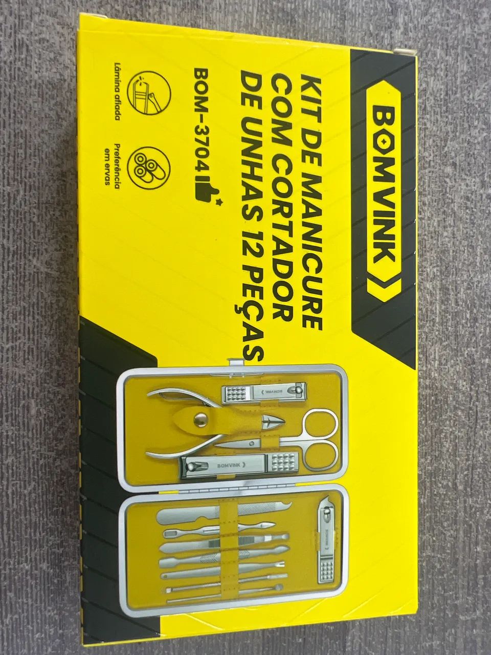 Kit manicure com cortador de unha