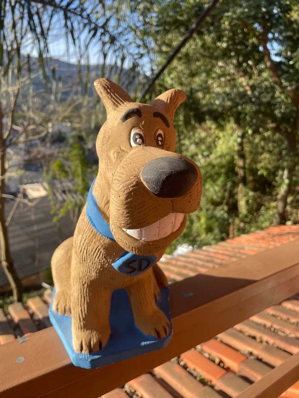 Cofre Estátua Scooby-Doo Colecionável