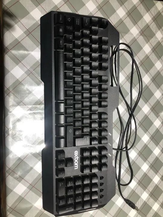 Teclado básico semi mecânico para jogo  - Foto 2