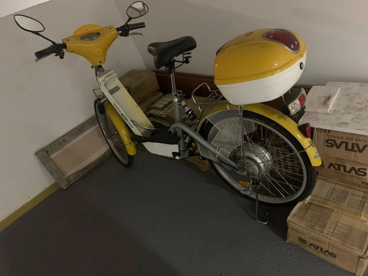 Bike elétrica com pouquíssimo uso e bateria nova - Foto 3