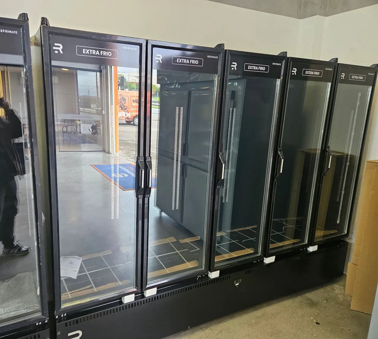 expositor refrigerado 5 portas para carnes e cervejas - a pronta entrega 