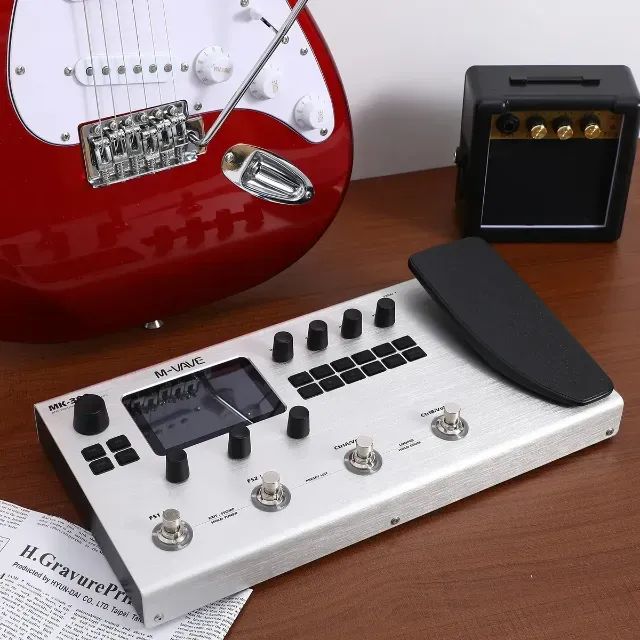Pedal Multiefeitos M-Vave MK-300 320 Efeitos com Bluetooth e