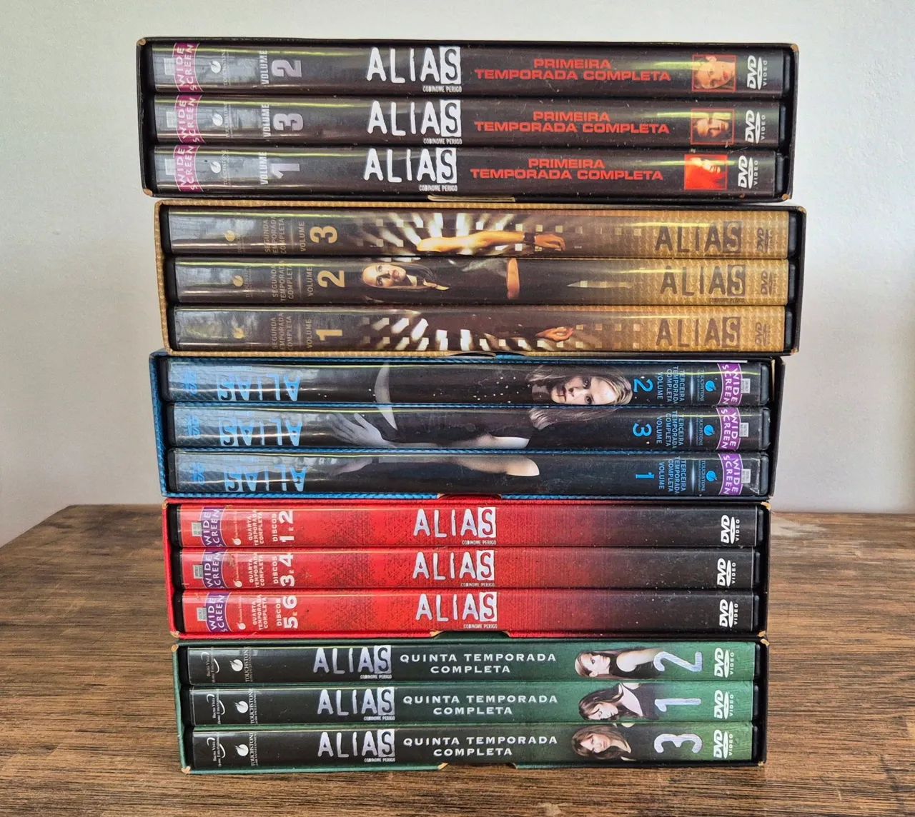 Alias - 1ª a 5ª Temporada Completa - DVD ORIGINAL - Foto 2