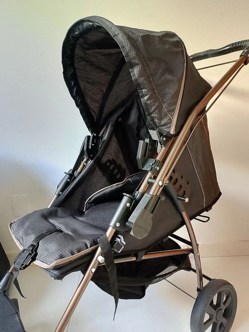 Carrinho + bebê conforto da marca Galzerano super novo - Foto 2