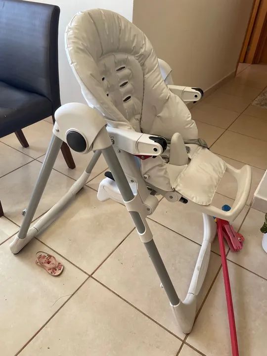 Cadeira de Alimentação Bebê - Branca - Foto 3