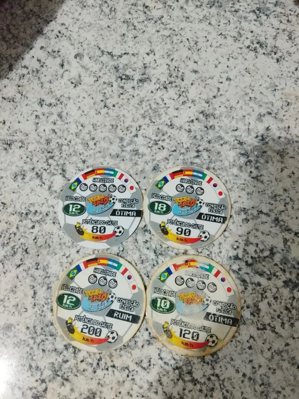 4 Original Cartoon Network Cup Tazos64750897589251121