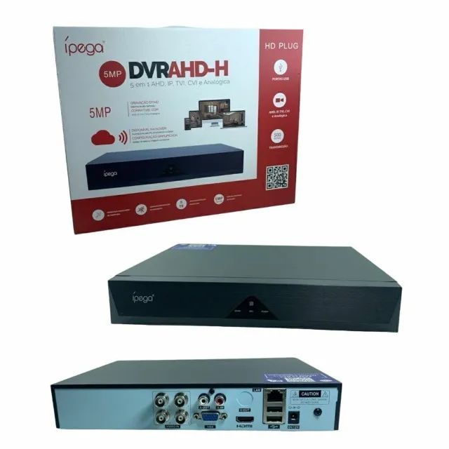 dvr Hvr 4Canais 5mp AHD-H  1080p   9381