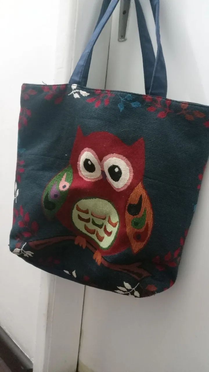 Bolsa  estampa coruja  - Foto 5