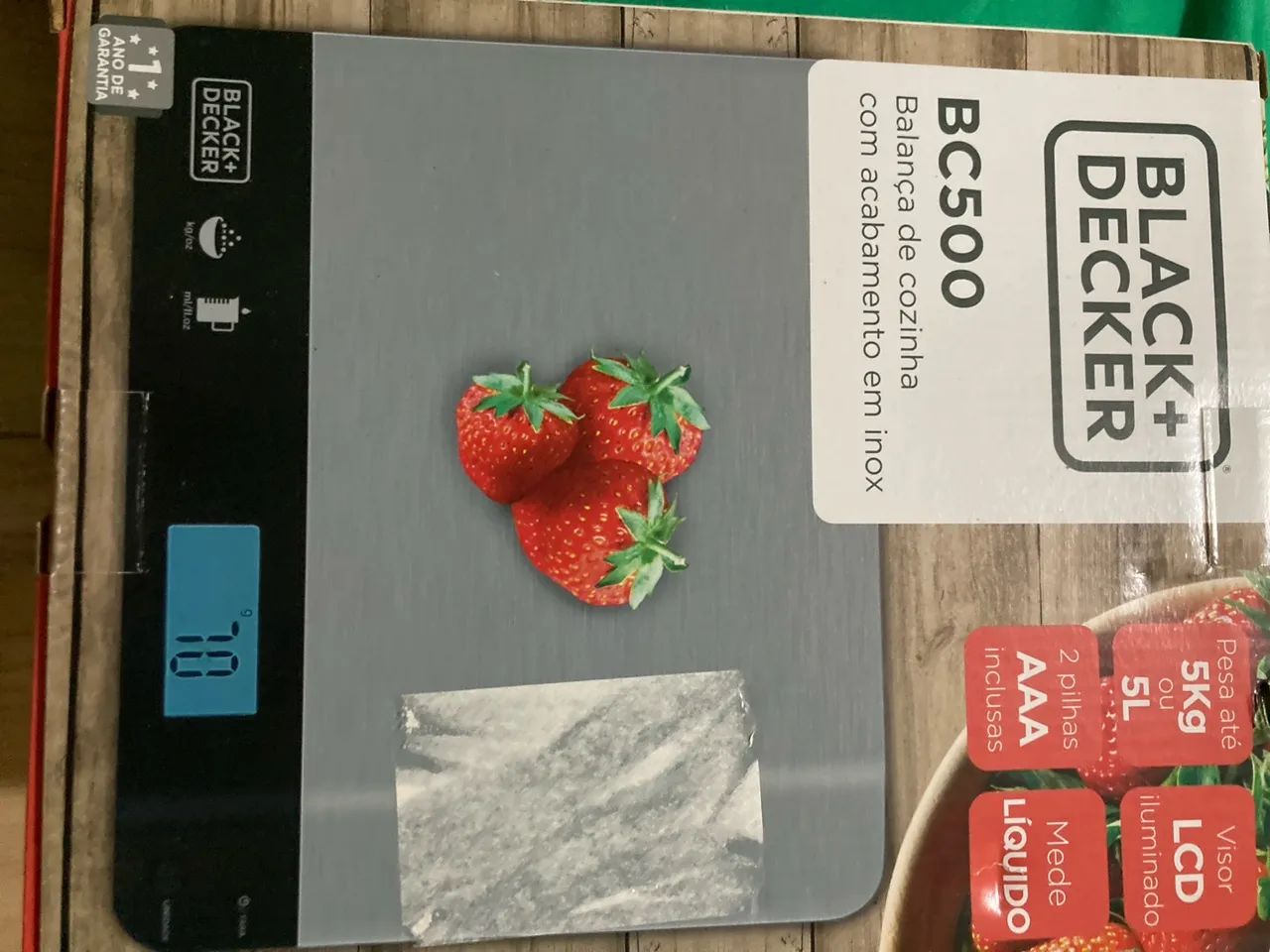 Balança de Cozinha Digital Black+Decker BC500