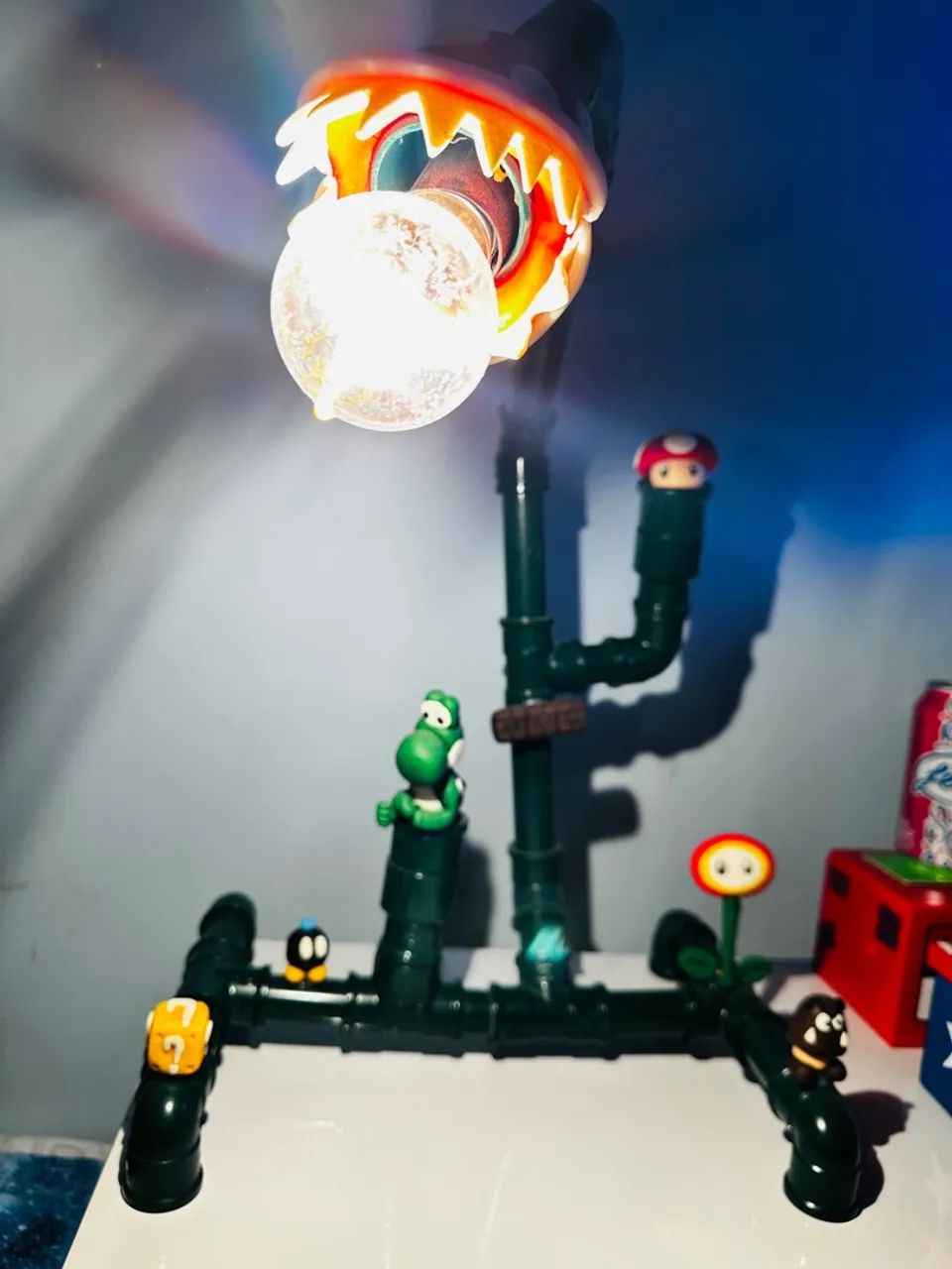 Luminária de mesa Super Mario Cano - usado - Foto 4