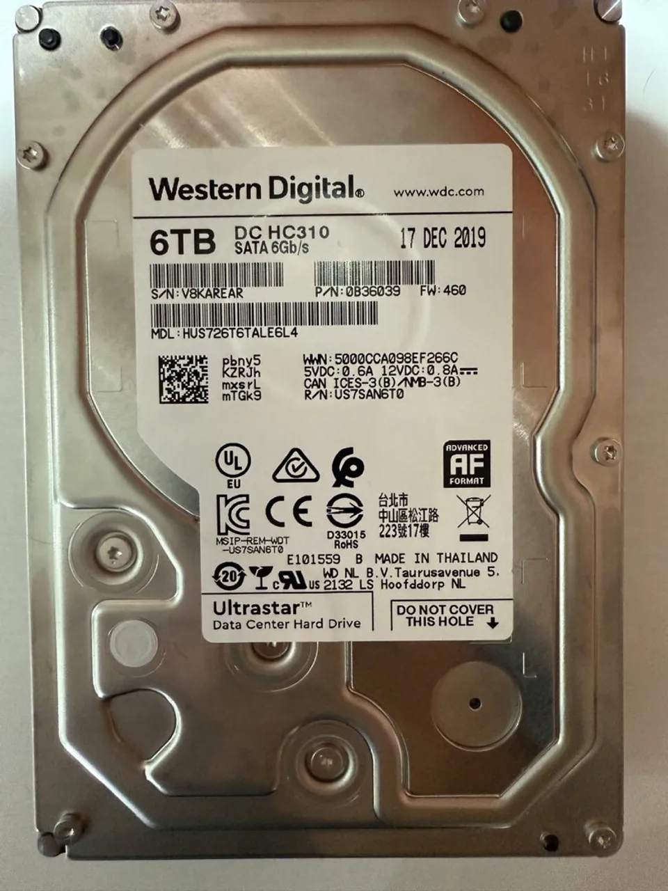 HD 6TB Western Digital
