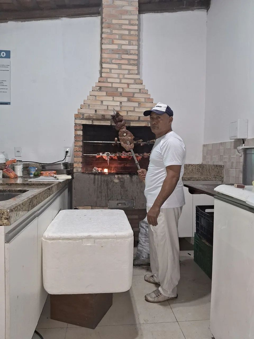 Churrasqueiro profissional 