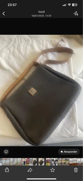 Bolsa Victor Hugo Preta - Foto 2