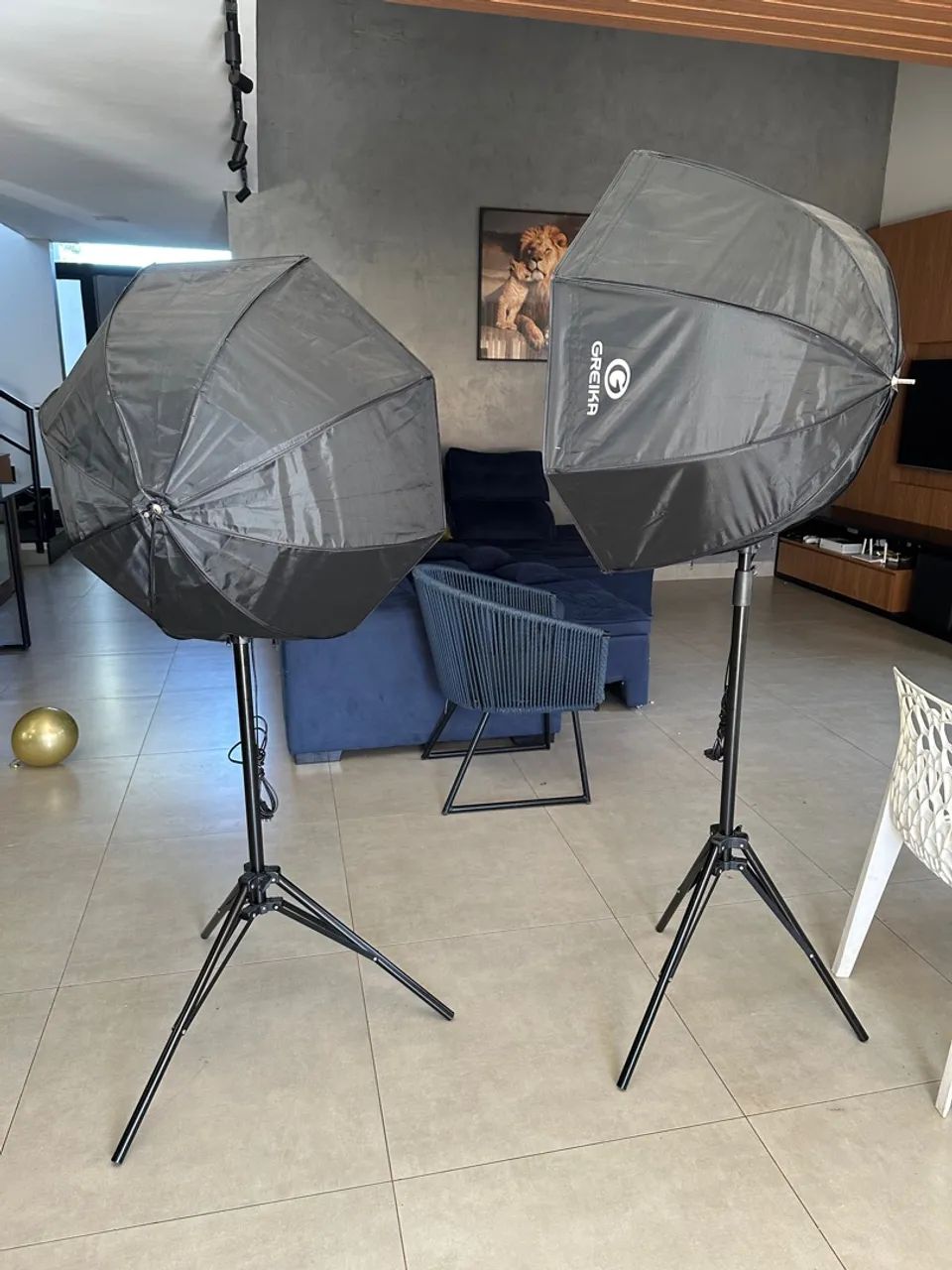 2 Softboxes Octogonais Greika  - Foto 2