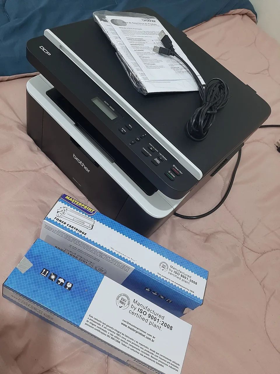 Impressora Brother Multifuncional Laser Monocromática DCP-1602