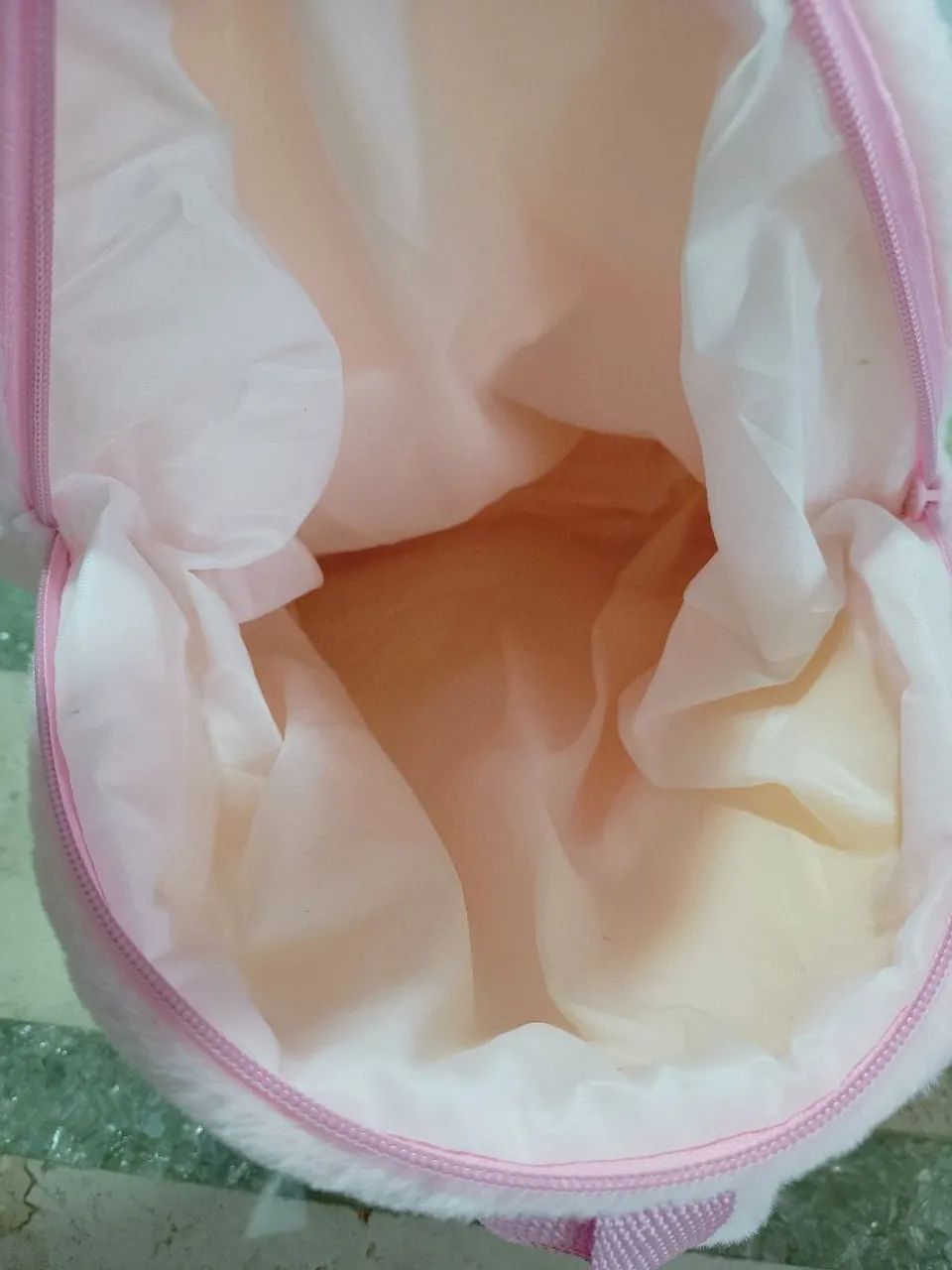 Mochila Unicórnio Rosa de Pelúcia  - Foto 4