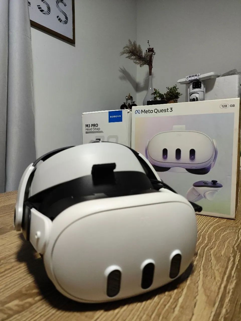 Meta Quest 3 (128GB) + Bobo VR M3 Pro - 4k R$ 3.900 - Peças e