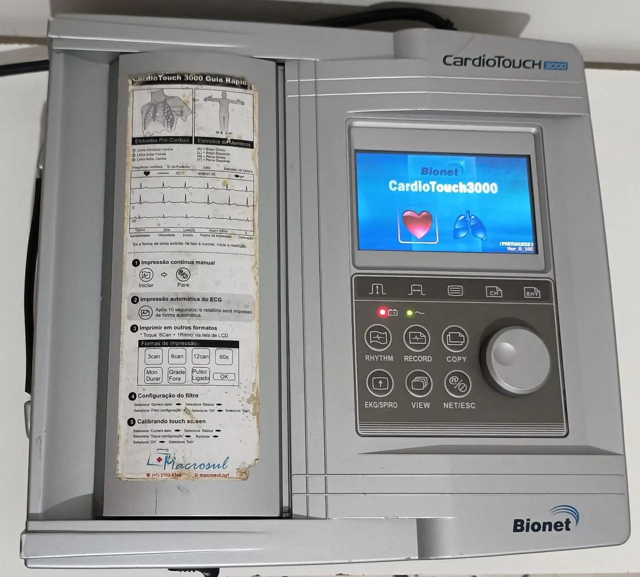 CardioTouch 3000 - Equipamento Médico 