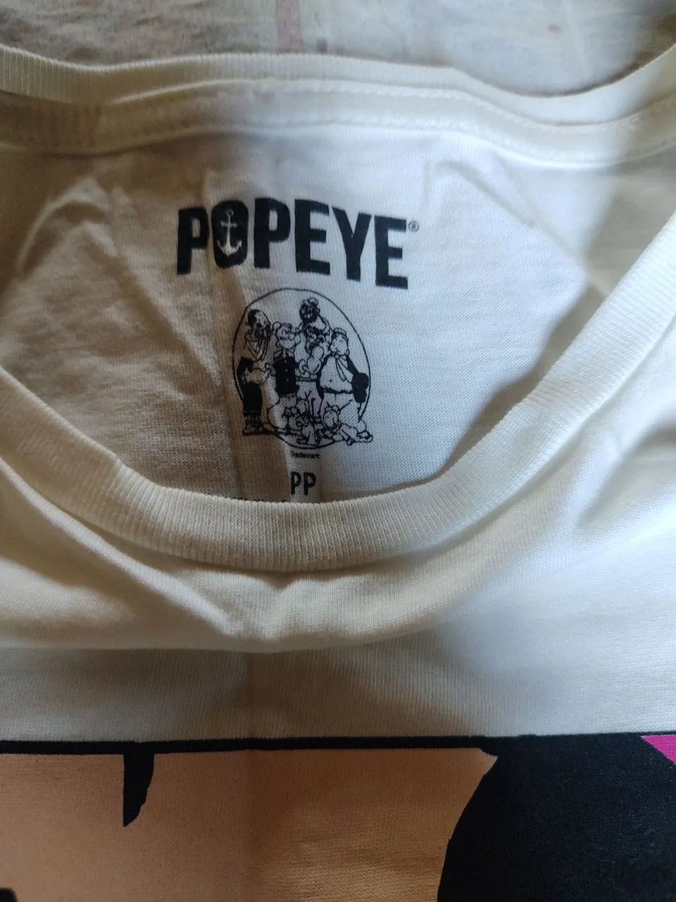 Camiseta branca Olivia Palito. - Foto 3