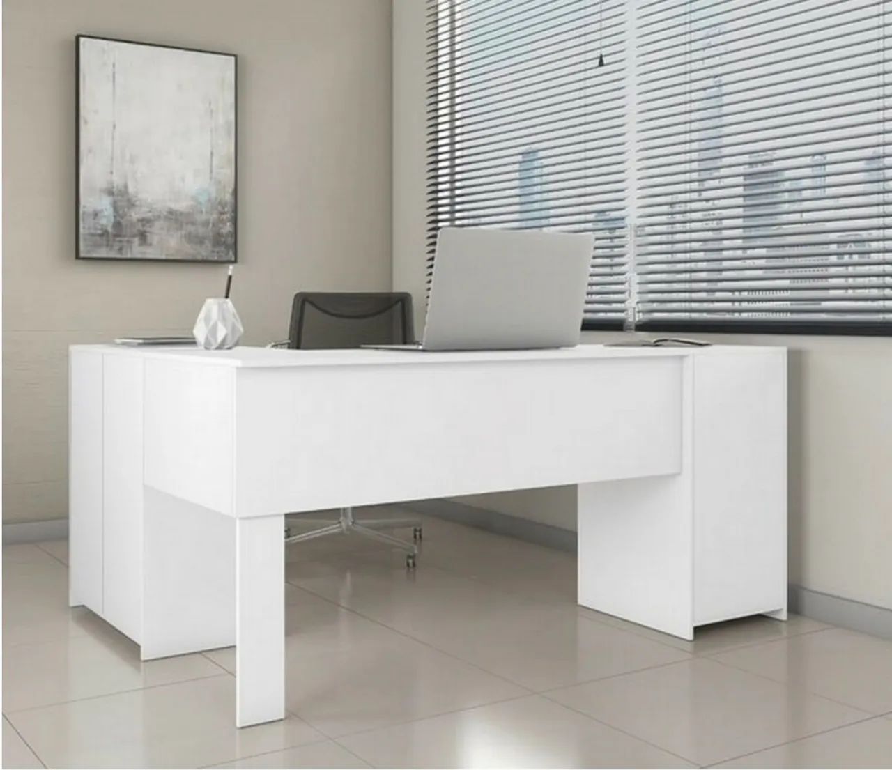 Mesa Escritório L 1,57m - Pronta Entrega!
