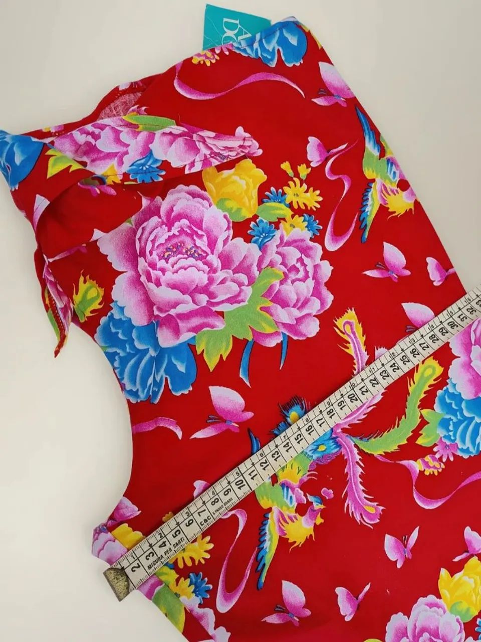Calça Pantalona Floral Vermelha - Foto 4