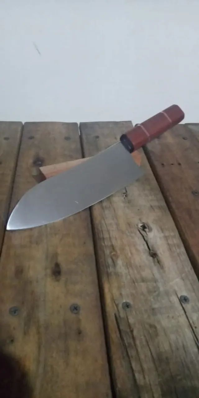 Faca de Cozinha Japonesa Santoku - Foto 4
