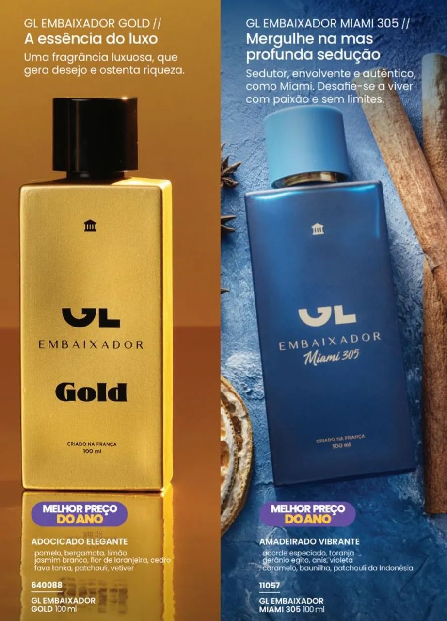 Perfume GL Hinode Fragrâncias (Gustavo Lima) - Foto 2