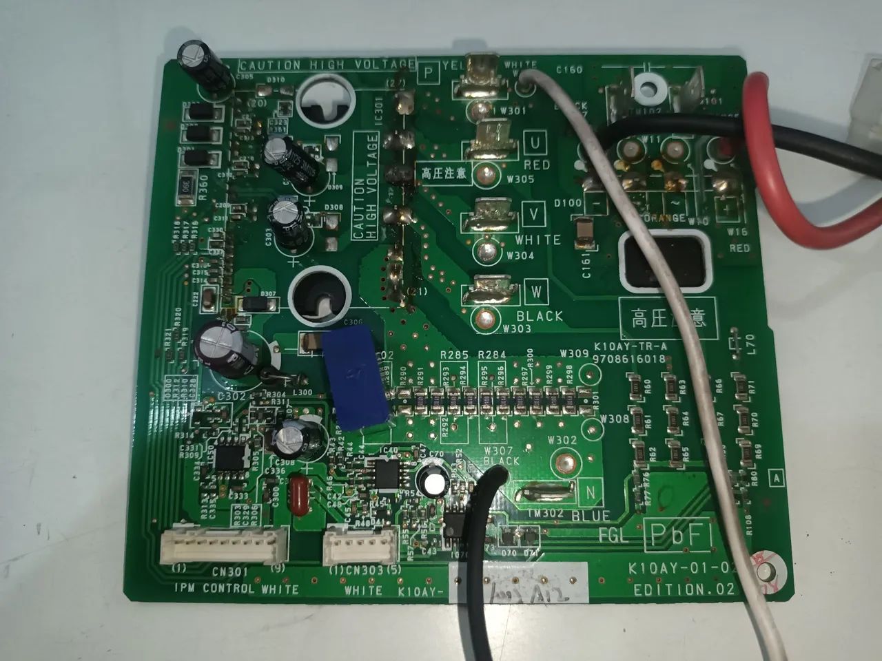 PLACA DE AR-CONDICIONADO (K10AY-01-02) - Fujitsu