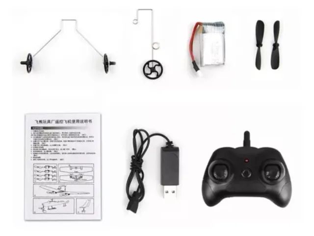 Avião de Controle Remoto Fx620 Amarelo 2.4g - Foto 2