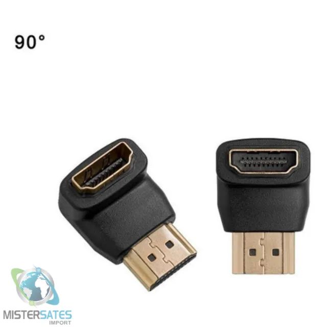 Adaptador HDMI 90 Graus Macho x Fêmea - COD 1101 - Foto 2