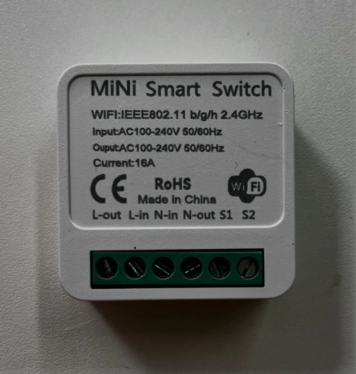 Mini Smart Switch WiFi - Controle sua casa via Alexa!
