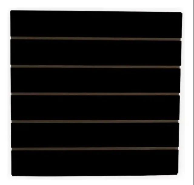 Painel Canaletado Mdf 18mm Preto 60x60 e encomendas - Foto 2