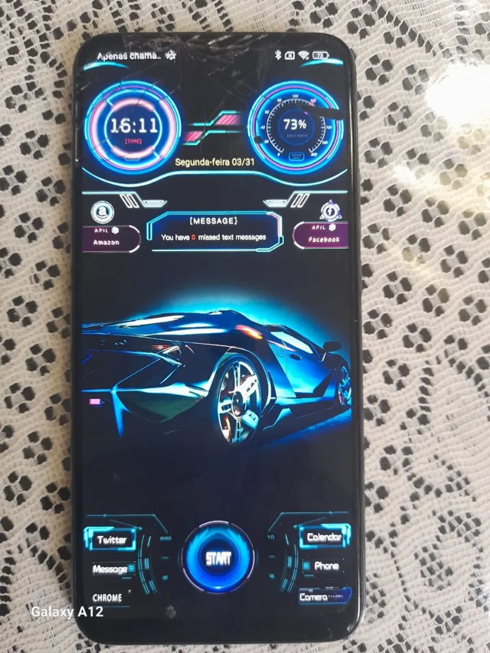 Xiaomi redmi 9 com pequeno trincado na tela - Preço Negociável