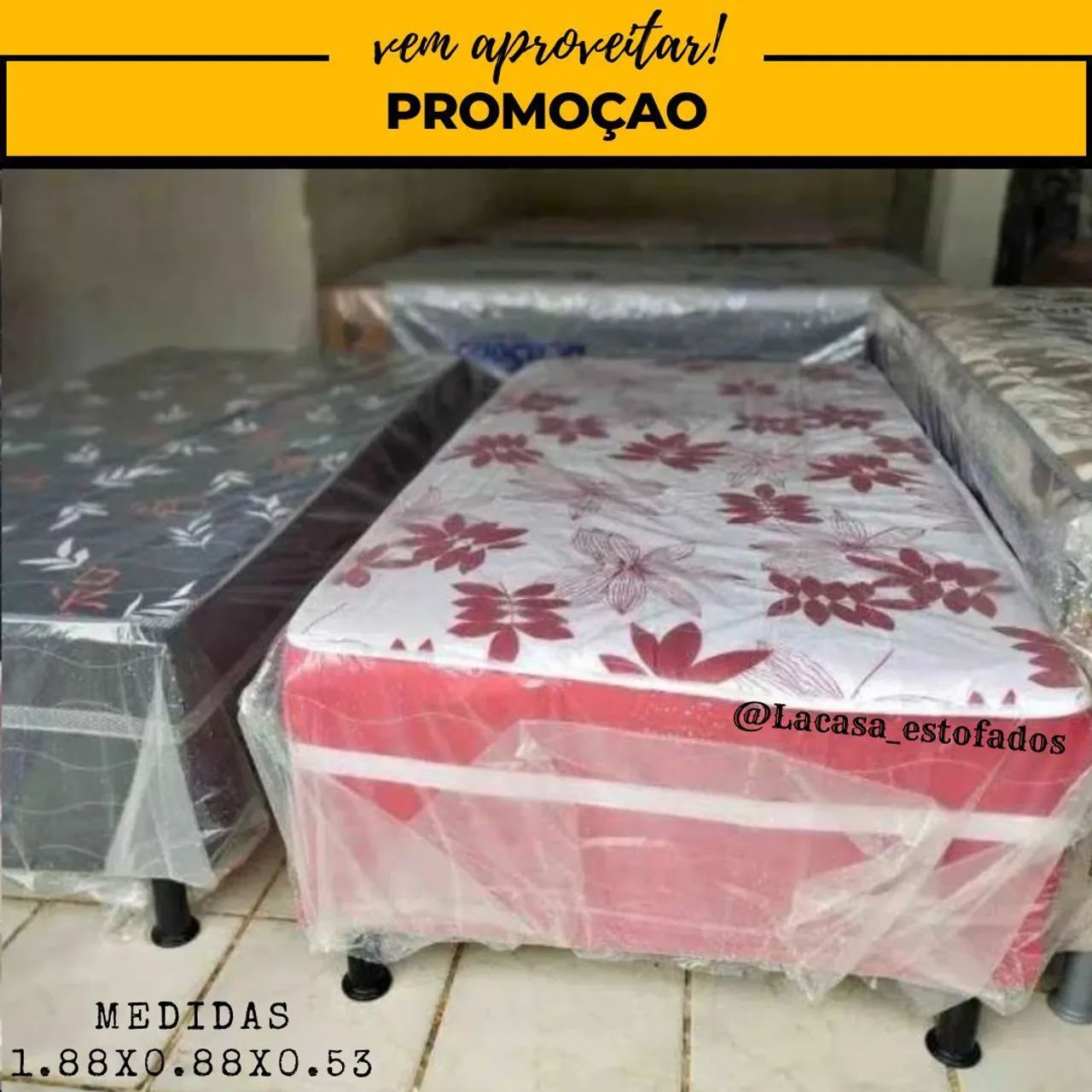 CAMA BOX SOLTEIRO 