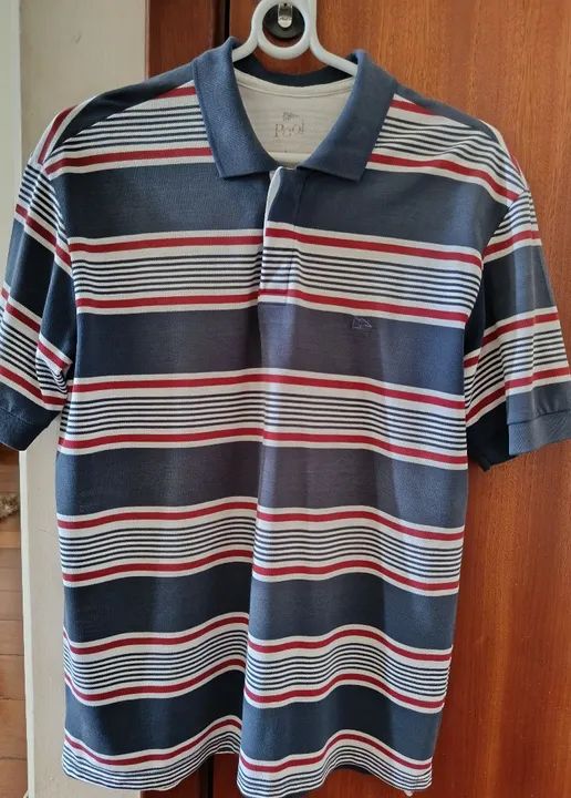 Camisa Polo SemiNova listrada M/G - Foto 3