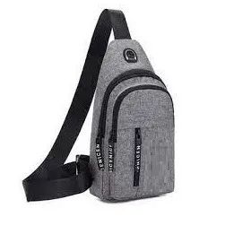 Pochete Bolsa de peito masculina bem elegante - Foto 4