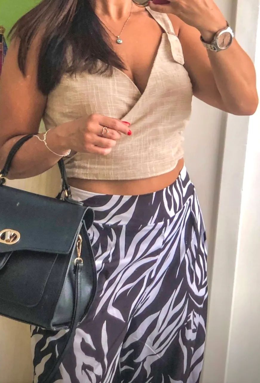 Calça em Zebra - Veste 38/40 - Foto 2