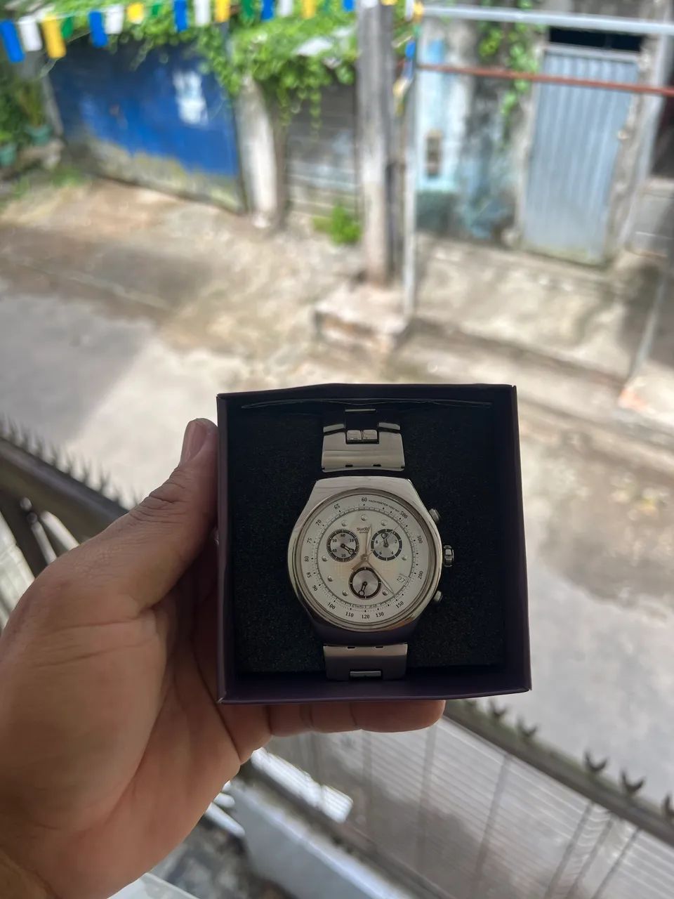 Swatch série prata 