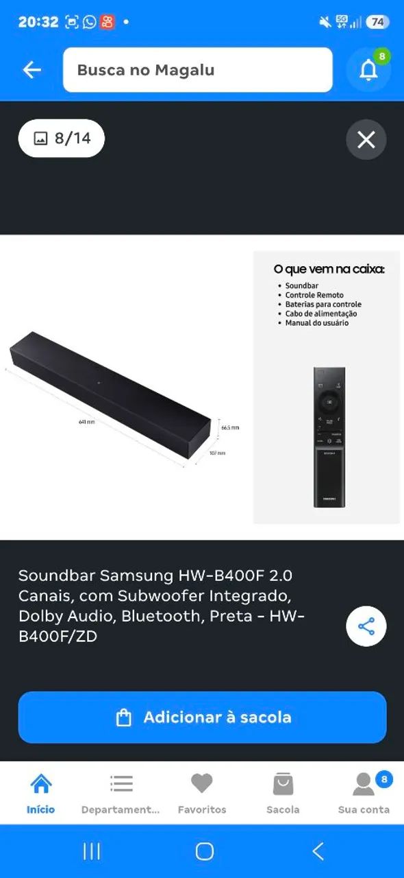 Soundbar samsung 