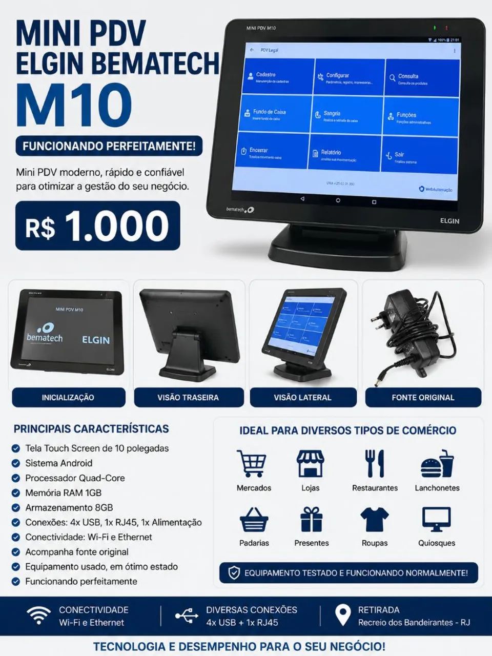Mini PDV Elgin tablet