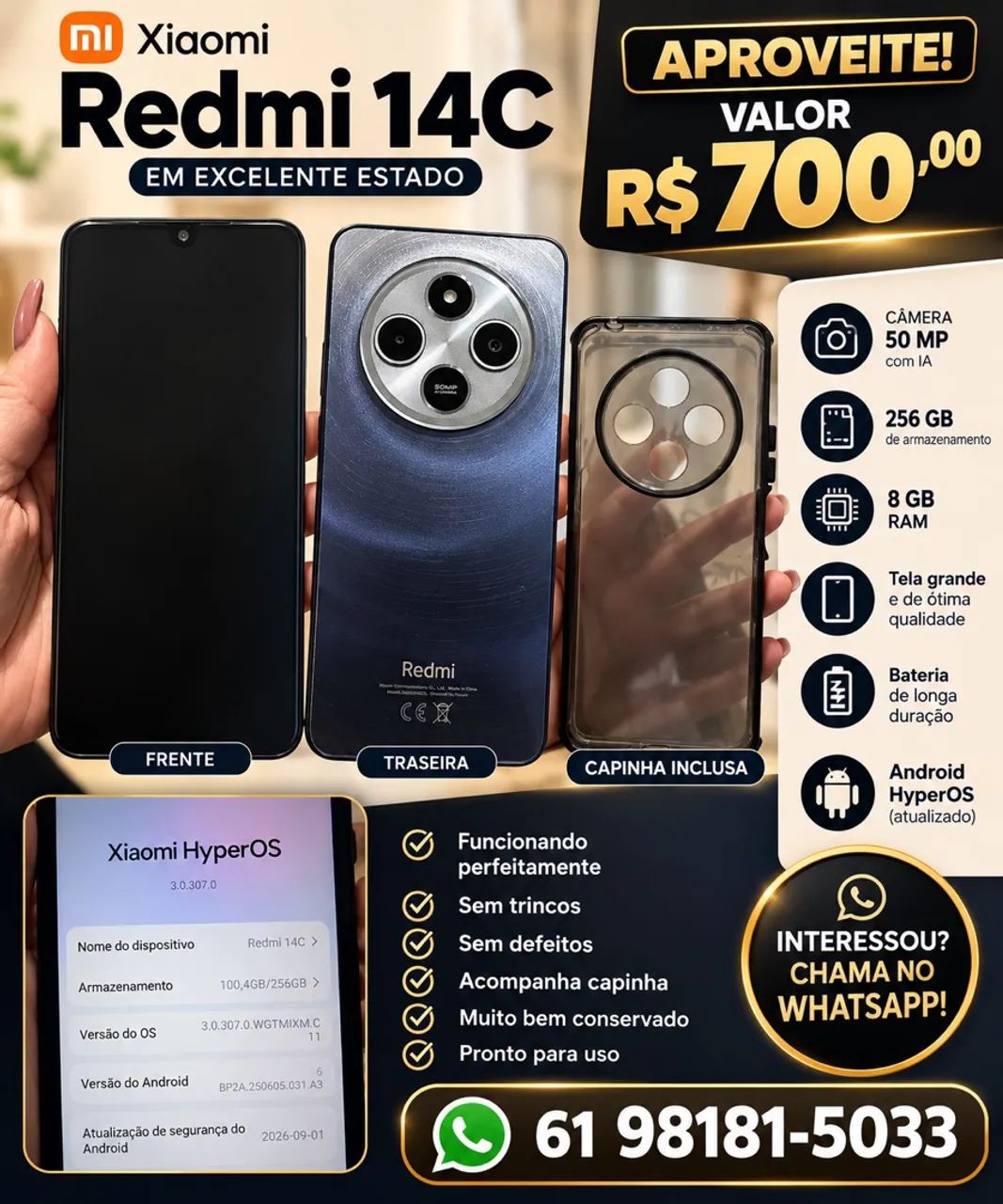 Celular Xiaomi 14C