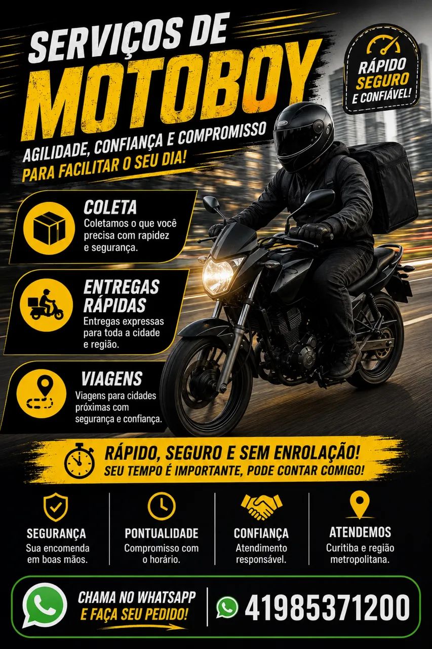 Serviço de motoboy 
