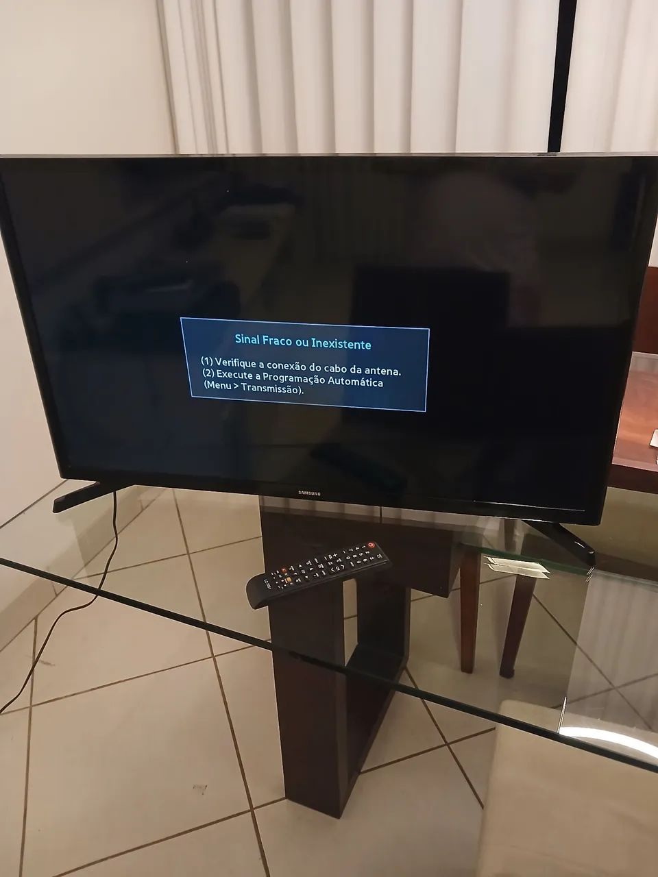 TV Samsung, 32 in LED ótimo estado.