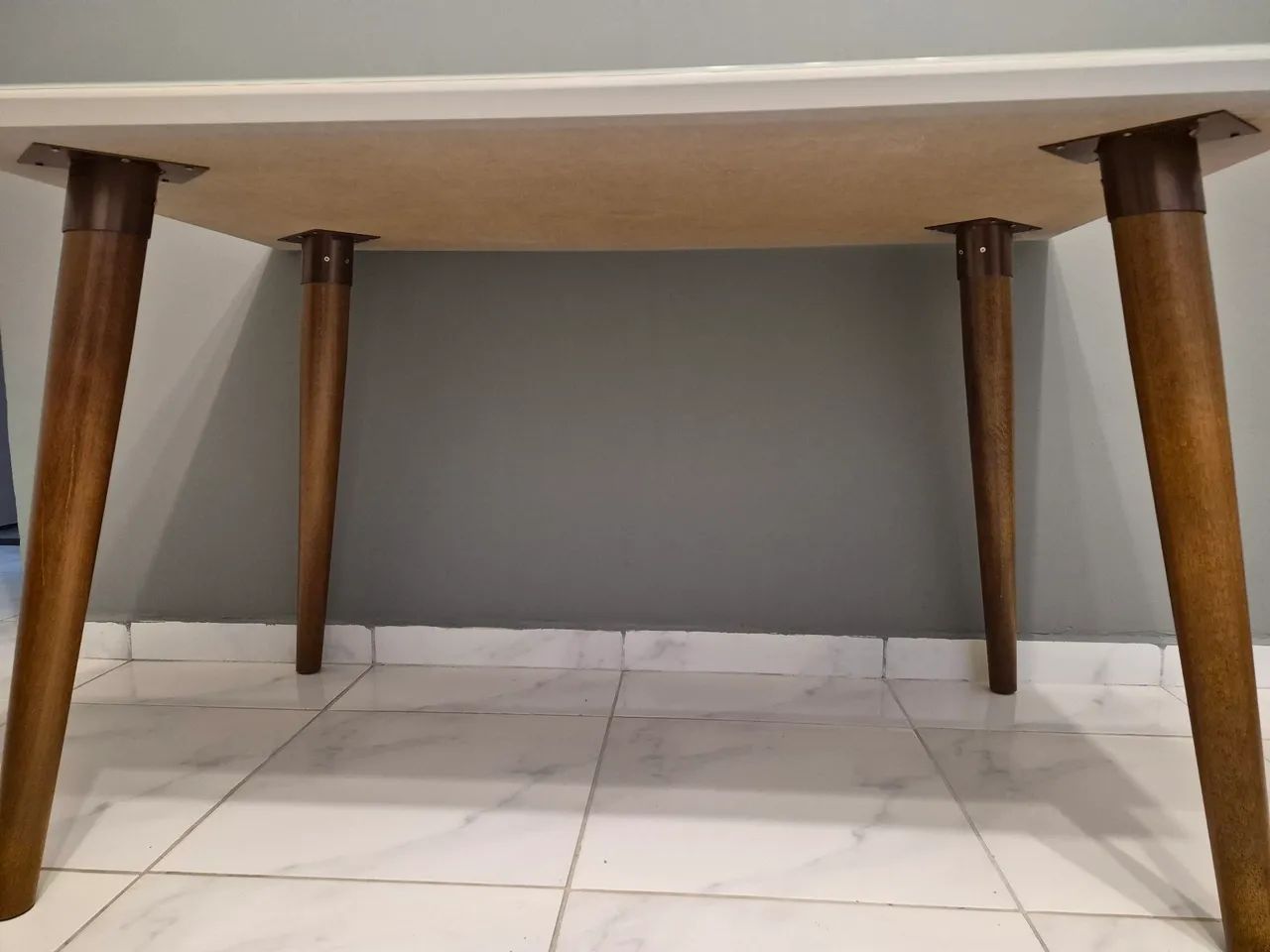 Mesa laca com vidro 1.30x80  - Foto 5