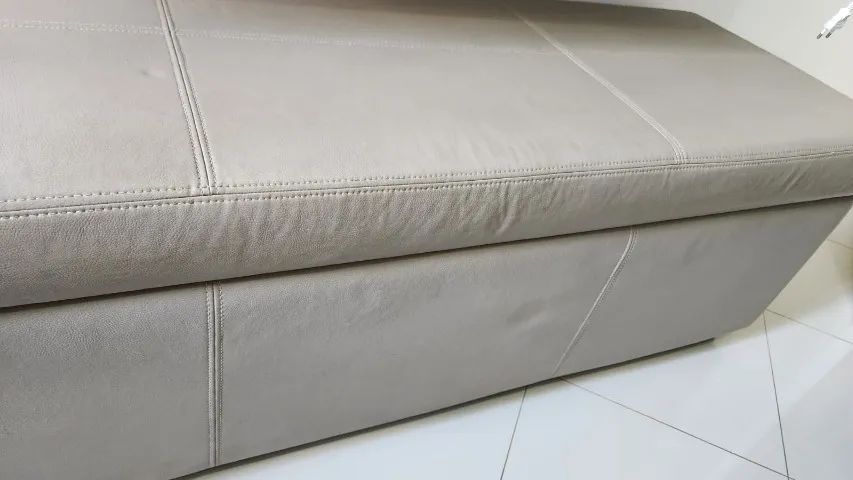 Puff bau estofado calçadeira ETNA - Foto 4