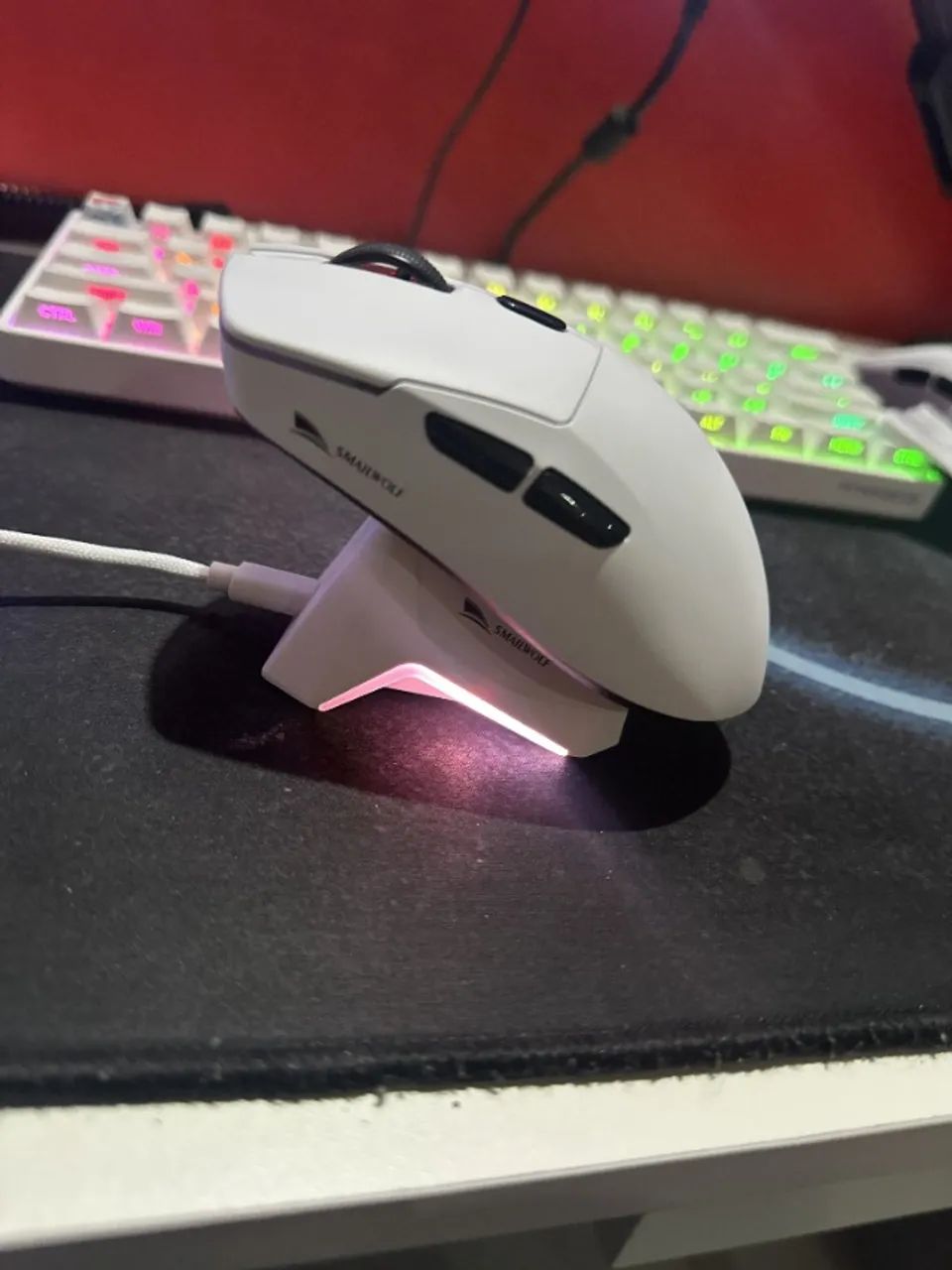 Mouse Sem Fio SMAILWOLF M3 PRO Sensor: PAW3311 Ultra Leve - Foto 2