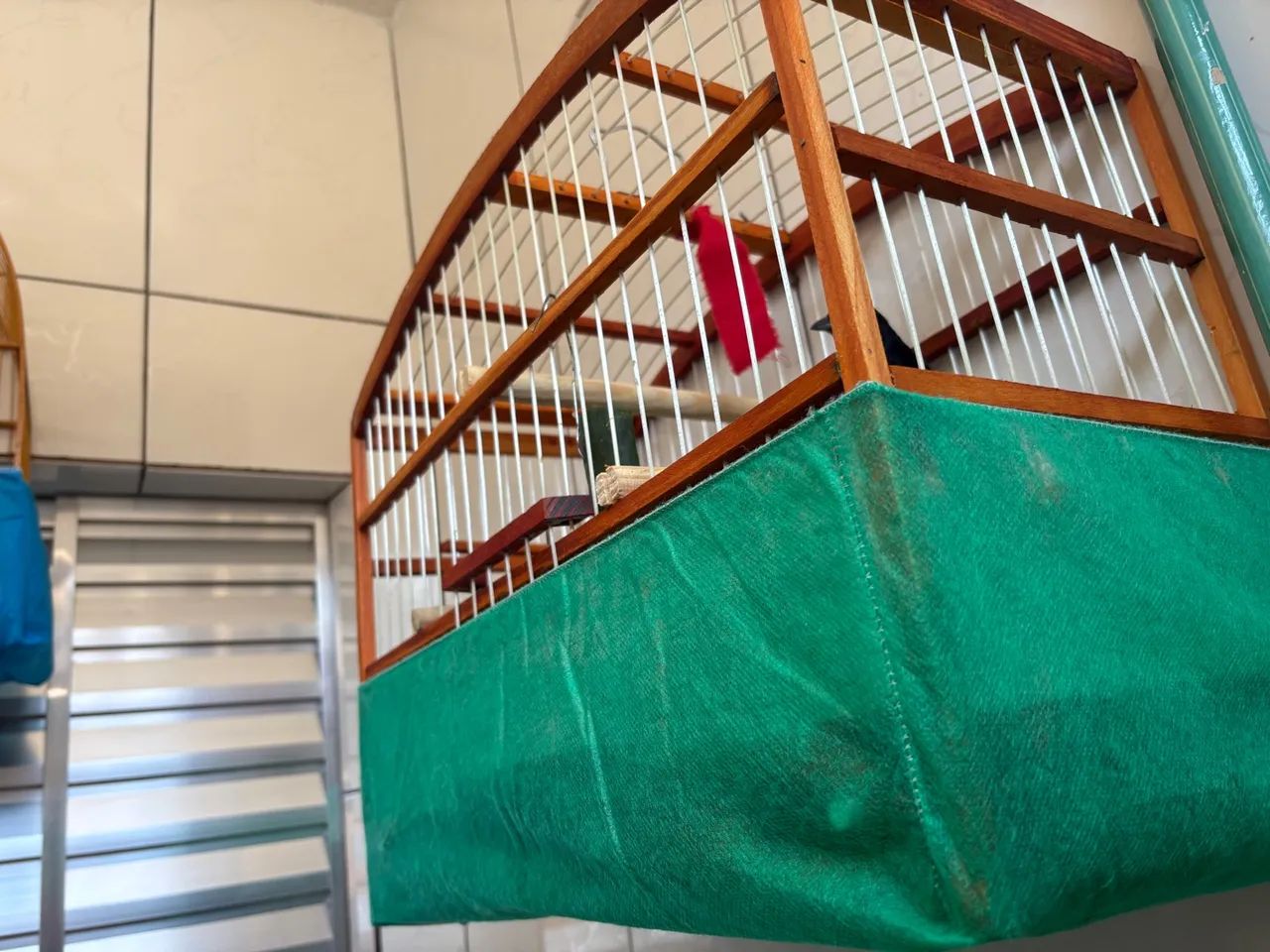 Vendo gaiola nova grande comprei e não gostei paguei R$150,00 tô vendendo por R$100,00 - Foto 3